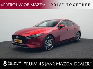 Mazda 3 Mazda 3 2.0 e-SkyActiv-X Luxury automaat i-Activesense pakket met Sunroof en rood leer pakket : dealer onderhouden en 24 maanden verlengde garantie - afbeelding nr 1