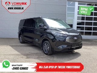 Ford E-Transit Custom 71 kWh 218 pk 340 km WLTP L2 Limited Garantie t/m 2028/ 2x Elek.Schuif/ 2.3t Trekverm./ Snellader/ B&O/ Adapt.Cruise/ Standkachel/ Carplay/ 360 Camera/ Trekhaak