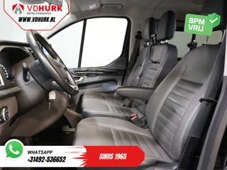 Ford Transit Custom Ford Transit Custom 2.0 TDCI 130 pk Aut. L2 Trend BPM VRIJ! DC Dubbel Cabine 2x Schuifdeur/ Leder/ Elek.Stoel/ Raptor grill/ Stoelverw/ Navi/ Carplay/ Camera/ PDC/ Cruise/ Trekhaak/ Airco - afbeelding nr 12