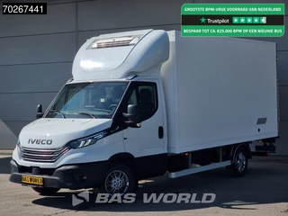 Iveco Daily Iveco Daily 35S18 3.0L Laadklep Koelwagen Vriezer Thermoking V-200 MAX -18 230v stekker LED Navi Airco ACC Koel Koeler Kühler Kühlwagen Kühlkoffer Vries Frigo 18m3 Airco - afbeelding nr 1