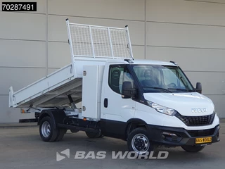Iveco Daily Iveco Daily 35C16 3.0L Kipper met Kist Dubbellucht 3,5t Trekhaak Navi Airco Cruise Camera Euro6 Tipper Benne Kieper 2m3 Airco Trekhaak Cruise control - afbeelding nr 3