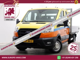 Ford Transit 350 2.0 TDCI 130pk D.C. Trend Open Laadbak Trekhaak 3000kg 08-2022