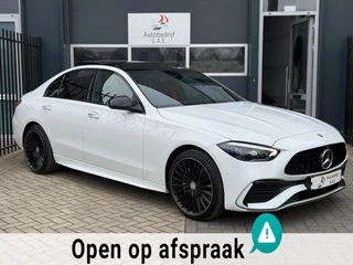 Mercedes-Benz C-Klasse Mercedes-Benz C-klasse 300 e AMG PANO 360 MEMORY Head Up sfeerverlichting - afbeelding nr 2