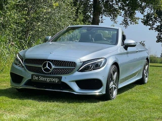 Mercedes-Benz C-Klasse Mercedes-Benz C-klasse Cabrio 180 AMG CABRIO Automaat Sfeerverlichting Airscarf Nekverwarming Automaat-Cruise control-Ac - afbeelding nr 2