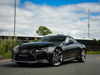 Lexus LC 500h |Carbon dak|Stoelverwarming & stoelverkoeling|Stuurverw.|HUD|Memory|Camera|Lane assis.|Keyless