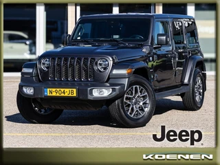 Jeep Wrangler 4xE 380 4wd Autom. Sahara CLIMA / LEER / ADAPT. CRUISE / CAMERA v+a