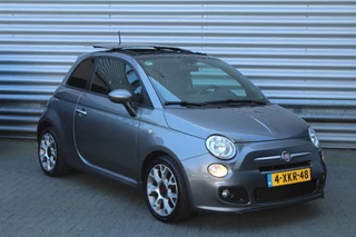 Fiat 500 Fiat 500 0.9 TwinAir 81pk Turbo 500S Panoramadak NL-Auto NAP Airco CPV El. Ramen 16