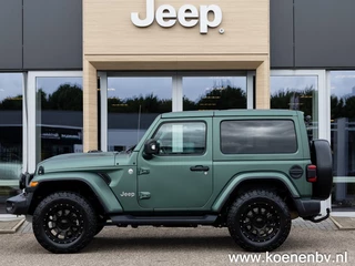 Jeep Wrangler Jeep Wrangler 2.0T Sahara 4WD Automaat 2 drs LEER / LIER / MATGROENE WRAP - afbeelding nr 6
