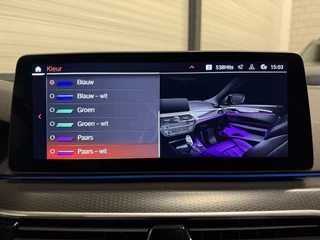 BMW 5 Serie HEAD-UP/LASER/ACC/TREKHAAK/360CAMERA/ALCANTARA/KEYLESS/SHADOW-LINE/DRIVING ASS PRO/SFEER/STUUR+STOELVERWARMING/LIVE COCKPIT/M-AERODYNAMIC/SOPHISTOGRAU/VOLLEDIG BMW DEALER HISTORIE - afbeelding nr 30