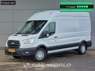 Ford Transit 130pk Laadklep Ramp L3H3 Navi Airco Cruise Parkeersensoren D'Hollandia Euro6 L3 Hoog Dak Airco Cruise control