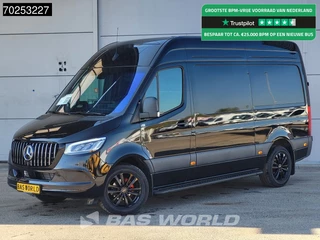 Mercedes-Benz Sprinter Mercedes Sprinter 319 CDI 190PK Black Edition 2025 Model LED Camera MBUX Airco Cruise L2 11m3 Airco Cruise control - afbeelding nr 1