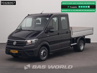 Volkswagen Crafter 122pk Dubbel Cabine Open Laadbak Dubbellucht Trekhaak Airco Euro6 Pritsche Pickup Open Box Airco Trekhaak
