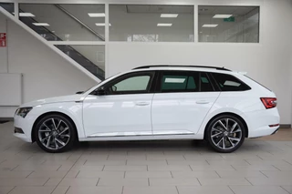 Škoda Superb Skoda Superb Combi 1.4 TSI ACT DSG|2e Eig|SportLine|Trekhaak|Schaalstoel|DAB|Xenon|Dealer Onderhouden - afbeelding nr 35