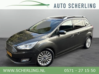 Ford Grand C-Max 1.0 125pk 7-Persoons Tit. Navi, Carplay, Trekhaak, 1e Eigenaar