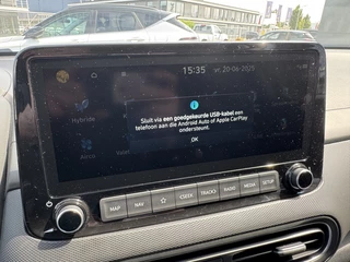 Hyundai Kona Hyundai Kona 1.6 GDI HEV Premium | Trekhaak 1350kg! | Leder | Navigatie | Sto - afbeelding nr 27