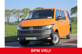 Volkswagen Transporter T6.1 L2H2 Dubbel Cabine Airco 150Pk Automaat Trekhaak Deuren 1e Eigenaar NAP Euro6! - afbeelding nr 2