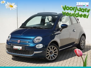 Fiat 500C 1.0 Hybrid 70 PK Dolcevita | Clima | Carplay | Beige | 16"