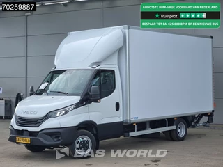 Iveco Daily Iveco Daily 35C18 Automaat Luchtvering Laadklep Zijdeur LED Navi Camera Bakwagen Meubelbak Koffer Airco Cruise control - afbeelding nr 1