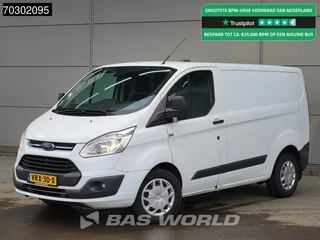 Ford Transit Custom 130PK Automaat L1H1 Navi Airco Cruise Parkeersensoren APK 09-2026 Euro6 L1 Kompakt Airco Cruise control