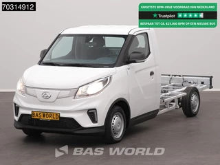 Maxus eDeliver3 50 Kwh 327km WLTP Stad Chassis Cabine 100% Elektrisch Fahrgestell Airco Cruise Camera Cruise control
