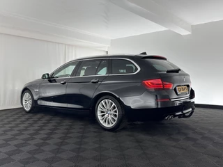 BMW 5 Serie Aut. *PANO | LUXURY-LEATHER | HEAD-UP | BI-XENON | MEMORY-PACK | HIFI-SOUND | HEATED-COMFORT-SEATS | NAVI-FULLMAP | CRUISE | TOWBAR | SHIFT-PADDLES | LANE-ASSIST | ECC | PDC | 18''ALU* - afbeelding nr 4