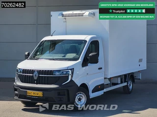 Renault Master 170PK BPM VRIJ! -15 Vries Koelwagen 2025model Achterdeuren Thermo King V200 MAX 220V stekker LED Koel Koeler Vries Kühlwagen Kühlkoffer Frigo 18m3 Airco Cruise control