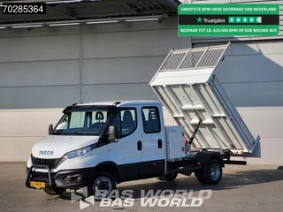 Iveco Daily Iveco Daily 35C16 3.0L Special Edition Open Laadbak met Kist Dubbel Cabine Dubbellucht 3,5t Trekhaak Airco Cruise Euro6 Pritsche Pickup Open Box 2m3 Airco Trekhaak Cruise control - afbeelding nr 1