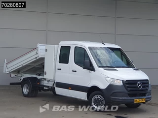 Mercedes-Benz Sprinter Mercedes Sprinter 514 CDI Kipper met Kist Dubbel Cabine Dubbellucht 3,5t Trekhaak Airco Cruise Euro6 Kieper Tipper Benne Airco Dubbel cabine Trekhaak Cruise control - afbeelding nr 3
