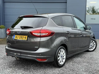 Ford C-MAX Ford C-Max 1.0 Titanium Navi,Trekhaak,Clima,Cruise,PDC,Stoel+Stuur verw,125pk,6 Bak,Elek ramen,Lm velgen,APK tot 02-2026 - afbeelding nr 2