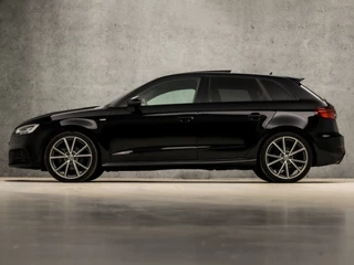 Audi A3 150Pk Automaat (SCHUIFDAK, 2X S-LINE, GROOT NAVI, CLIMATE, LM VELGEN 19'', LEDER, SPORTSTOELEN, CRUISE, FLIPPERS, PLAT S-LINE SPORTSTUUR, NIEUWSTAAT) - afbeelding nr 2