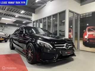 Mercedes-Benz C-Klasse 450 AMG 4MATIC AUT. 367PK LEER OPENDAK BURMESTER NAVI LED PDC CRUISE