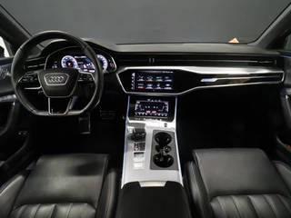 Audi A6 [DIGITAL DASH, ADAPTIVE CRUISE CONTROL, CAMERA + TOP VIEUW, MEMORY SEATS, STOELMASSAGE, CLIMATE CONTROL, FLIPPERS,  STOELVERWARMING V+A, TREKHAAK, ELEK... ACHTERKLEP, NAVIGATIE, NIEUWSTAAT] - afbeelding nr 4
