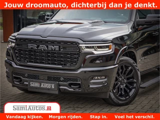 Dodge Ram 1500 Dodge Ram 1500 Limited Demo Night High Output 540HP 706Nm | Massage + Full Option | De Meest Luxe en Volle Pick-Up in zijn Klasse | Comfortabele Dubbele Cabine met Royale 5 Zitplaatsen | BPM vrij | Nu Leverbaar uit Voorraad | Voorraad Nr 2263 - V76JVF - afbeelding nr 2