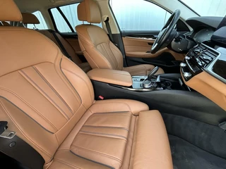 BMW 5 Serie BMW 5-serie Touring 530e High Executive BEIGE LEER I GR. NAVI I TREKHAAK I ORG.NL + NAP - afbeelding nr 8