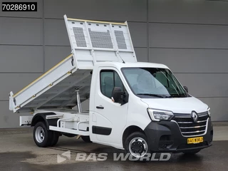 Renault Master Renault Master 130PK Open Laadbak met Kist 3,5t Trekhaak Dubbellucht LED Airco Cruise Euro6 Pritsche Pickup Open Box 2m3 Airco Trekhaak Cruise control - afbeelding nr 3