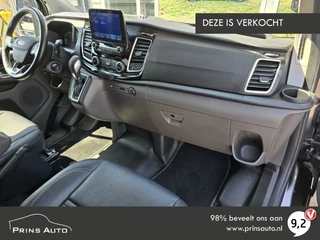 Ford Transit Custom Ford Transit Custom 320 2.0 TDCI L2H1 Platinum Edition DC |NAVI|CAMERA|TREKHAAK|LEDER|STOELV.|ORG.NL|NAP 3320 - afbeelding nr 13