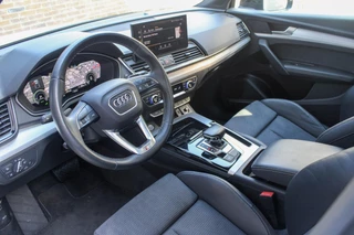 Audi Q5 Audi Q5 55 TFSI e Quattro Edition one | Pano | Camera | B&O | S-Line | Launch pakket onder andere voorzien van Panorama dak, sfeerverlichting, achteruitrijcamera, Bang & Olufsen, ACC, stuurverwarming, stoelverwarming, lane assist & keyless - afbeelding nr 6