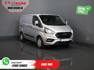Ford Transit Custom 2.0 TDCI 130 pk BPM VRIJ! Sortimo/ Standkachel/ Stoelverw./ Carplay/ Camera/ Navi/ Cruise