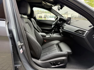 BMW 5 Serie BLUESTONE-METALLIC/PANO/H&K/HEAD-UP/LASER/KEYLESS/DISPLAY-KEY/CARPLAY/STANDKACHEL/SHADOW-LINE/PRIVACY/NET OH BEURT GEHAD BIJ BMW DEALER - afbeelding nr 14