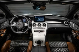Mercedes-Benz C-Klasse Mercedes C-klasse Cabrio AMG 63 S Edition 1 | Burmester | Performance | Surround View | Designo | 20 inch | - afbeelding nr 16