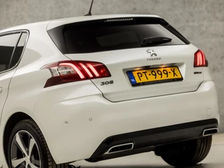 Peugeot 308 Peugeot 308 1.2 PureTech GT-line Automaat (NAVIGATIE, CAMERA, KEYLESS, MASSAGE, STOELVERWARMING, CAMERA, SPORTSTOELEN, LEDER/ALCANTARA, GETINT GLAS, NIEUWE APK, NIEUWSTAAT) - afbeelding nr 12