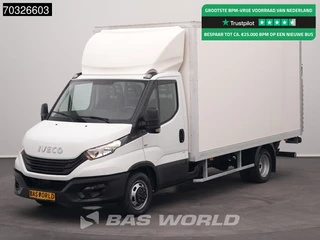Iveco Daily 35C16 3.0L Laadklep Dubbellucht 160PK Bakwagen Airco Cruise Euro6 Meubelbak Koffer Airco Cruise control