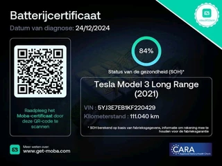 Tesla Model 3 Tesla Model 3 Long Range AWD 75 kWh DUAL MOTOR AWD AUTOPILOT - afbeelding nr 7