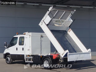 Iveco Daily Iveco Daily 70C18 3.0L Kipper Dubbel Cabine Dubbellucht 3,5t Trekhaak Airco Cruise Euro6 Tipper Benne Kieper 2m3 Airco Trekhaak Cruise control - afbeelding nr 2