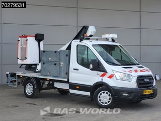 Ford Transit Ford Transit 130pk Hoogwerker 11meter werkhoogte Trekhaak Airco Cruise Camera Euro6 Parkeersensoren Hubarbeitsbühne France Elevateur Airco Trekhaak Cruise control - afbeelding nr 2