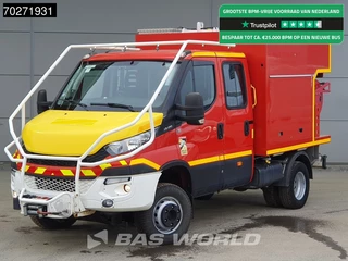 Iveco Daily Iveco Daily 70C17 4x4 Achleitner Firetruck Brandweerwagen AWD Allrad Camper 1200liter Airco Dubbel cabine Trekhaak Cruise control - afbeelding nr 1