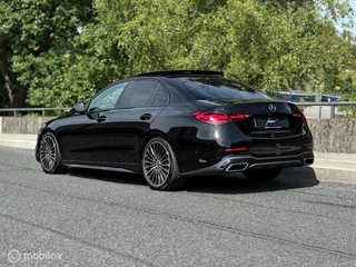 Mercedes-Benz C-Klasse Mercedes C-klasse C180 AMG Line | Pano | 19 inch | Leder - afbeelding nr 9