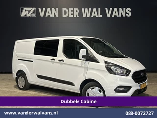 Ford Transit Custom 2.0 TDCI 130pk L2H1 Dubbele Cabine Euro6 Airco | 6-Zits | LED | Cruisecontrol | Trekhaak