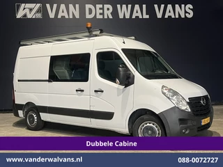 Opel Movano 2.3 Turbo 146pk L2H2 Dubbele cabine Euro6 Airco | Imperiaal | Omvormer | 2500kg Trekhaak