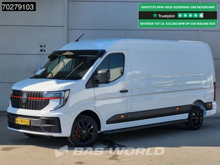 Renault Master Renault Master 130PK 2025model L3H2 Special Edition LED Imperiaal 17 inch Velgen Airco Cruise Camera Carplay Parkeersensoren L3 12m3 Airco Cruise control - afbeelding nr 1